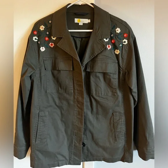 Boden Jackets Coats Boden Ruby Embroidered Utility Jacket